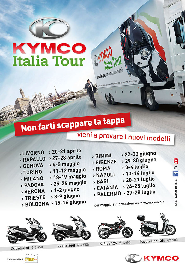 Kymco Italia Tour
