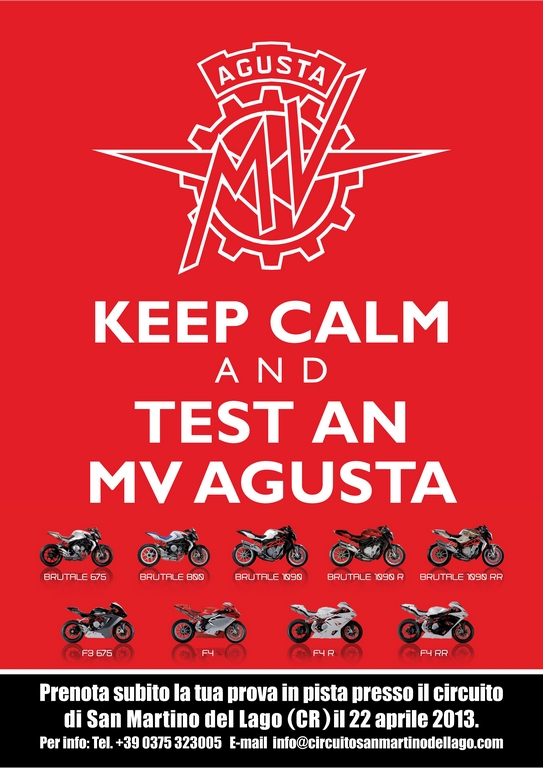 MV Agusta Demo Ride 2013
