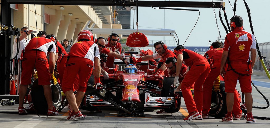 Pit-Stop Ferrari F1