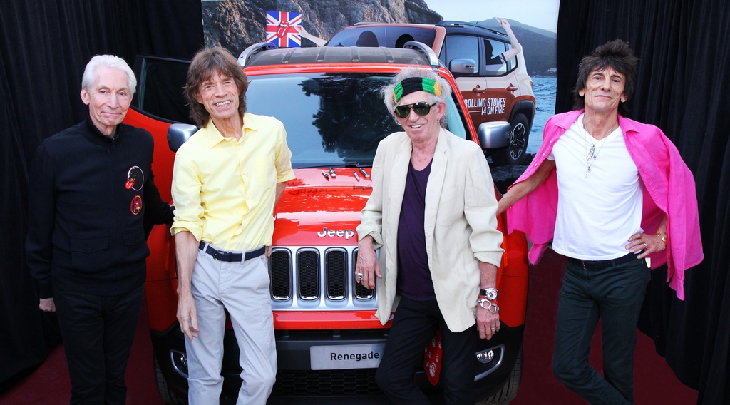 Jeep Renegade Rolling Stones Charity