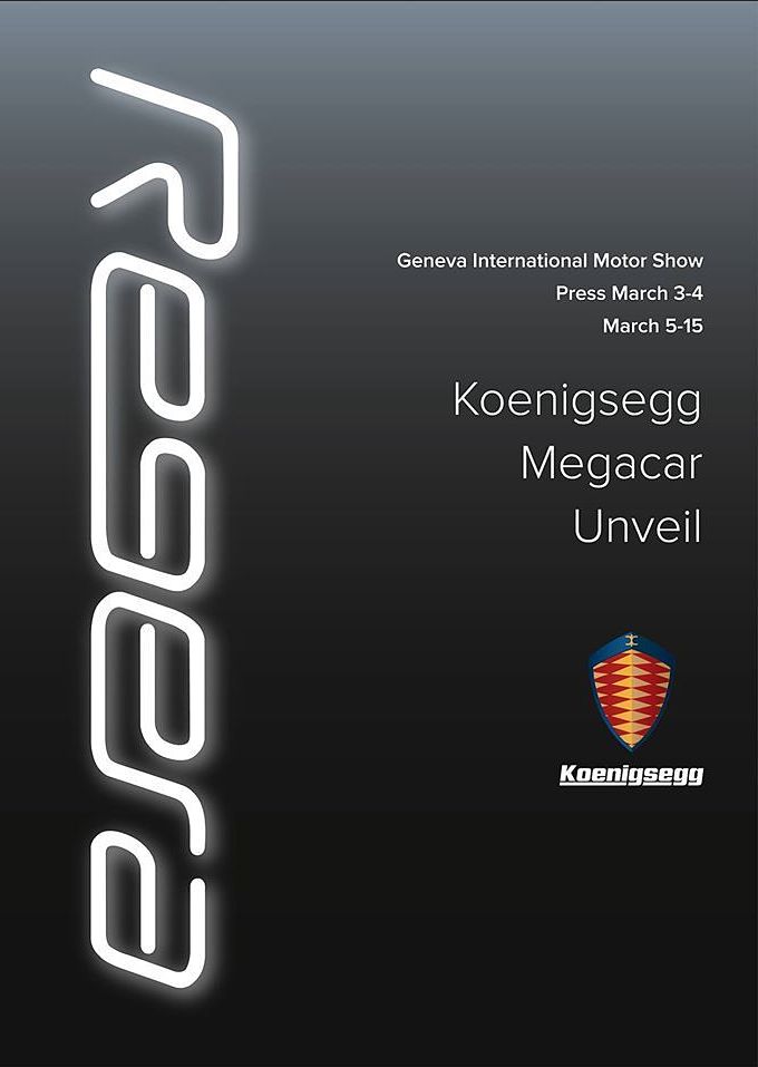 Koenigsegg Regera Megawatt Teaser