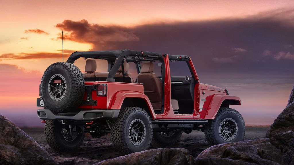 Jeep Wrangler Red Rock Concept Tre Quarti Posteriore