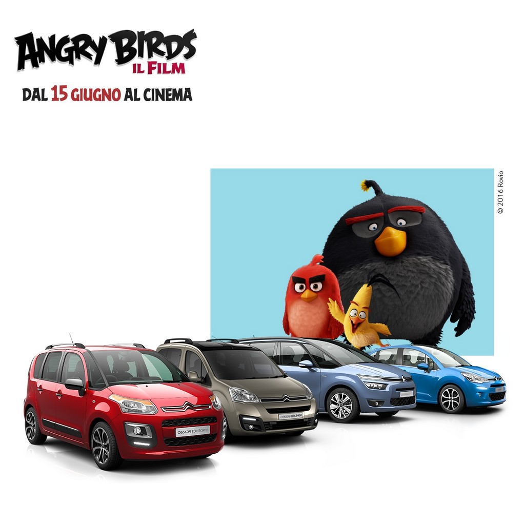 Citroen e Angry Birds