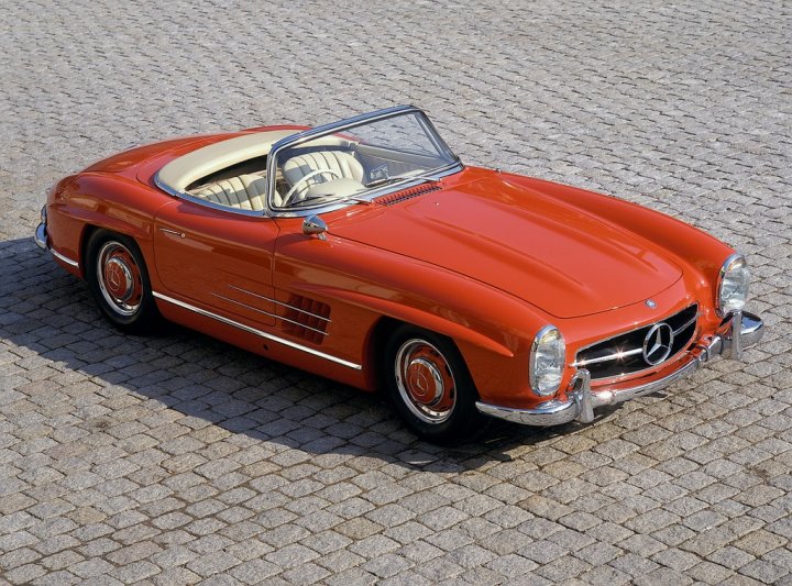 mercedes-190-sl-tre-quarti