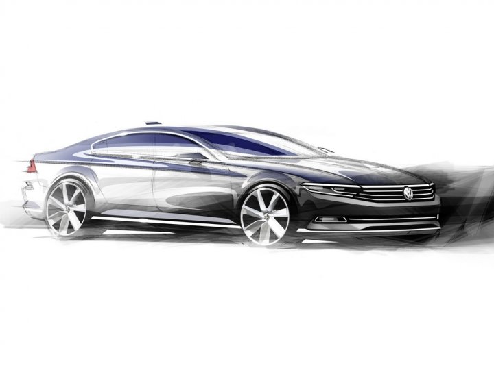 volkswagen-passat-sketch