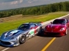 (L) 2013 SRT Viper GTS-R and (R) 2013 SRT Viper GTS