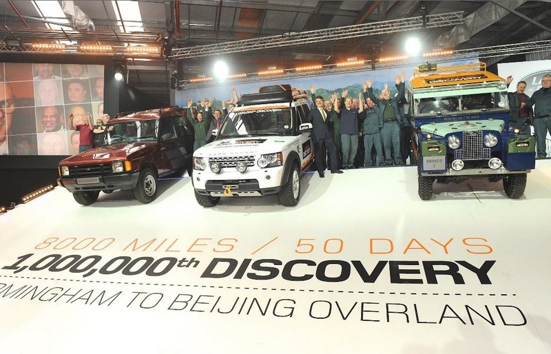 Da Birmingham a Pechino per la Land Rover 1.000.000 per beneficienza