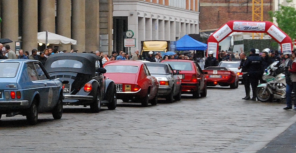 La tappa Milanese della 500 Miglia 2012