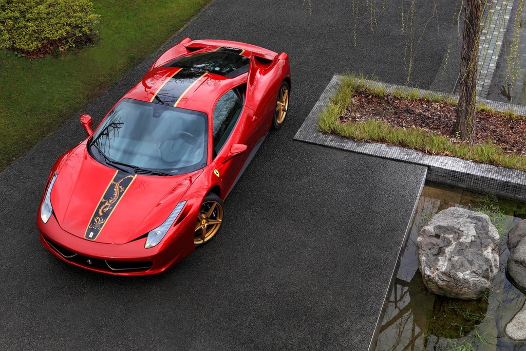 Per il ventesimo anniversario della Ferrari in Cina la 458 Italia Dragone edizione limitata