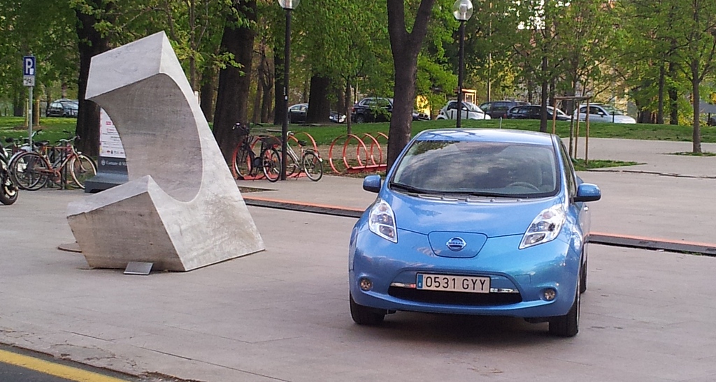 Nissan Leaf la nostra prova alla Triennale di Milano