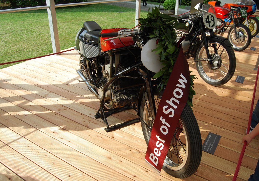 Vince la Gilera 500 Rondine a Villa D'Este 2012