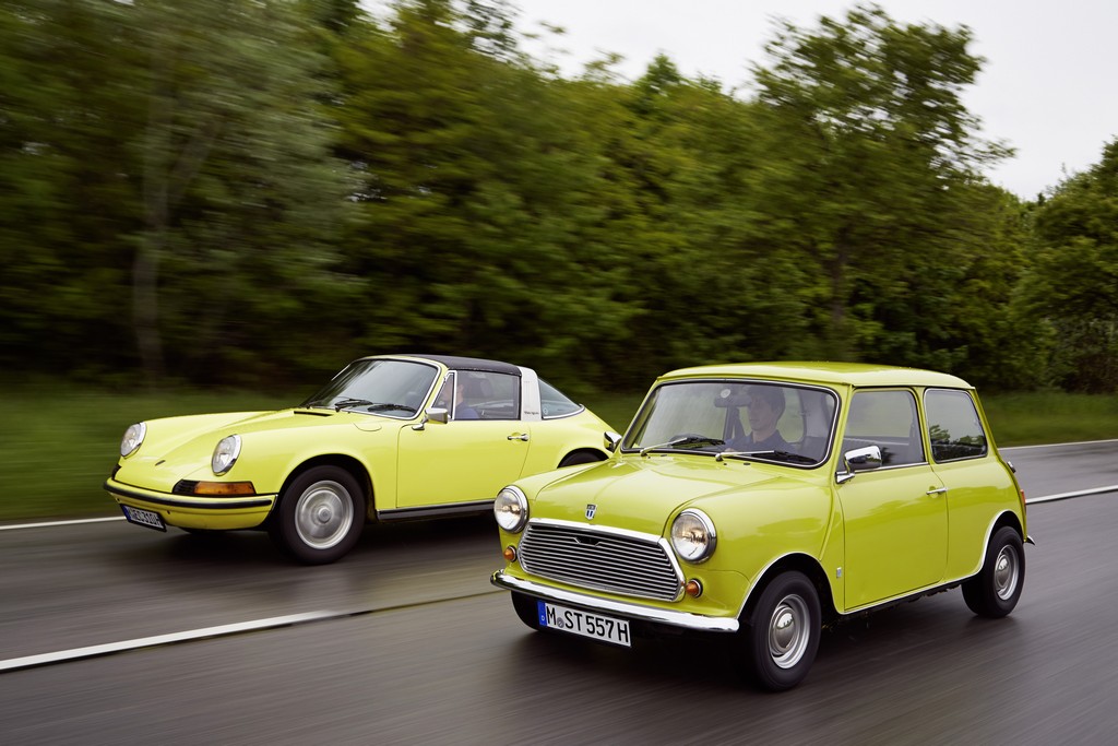 MINI Classica e Porsche 911