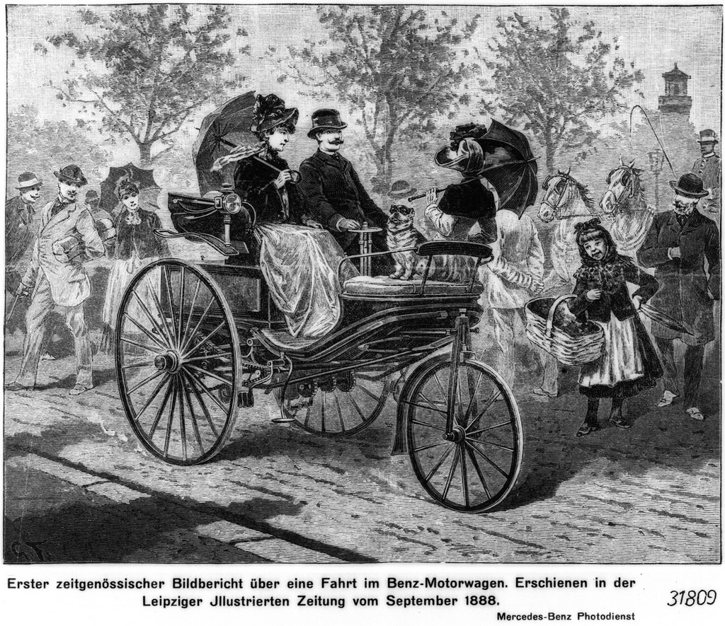 Mercedes 125 anni di Bertha Benz