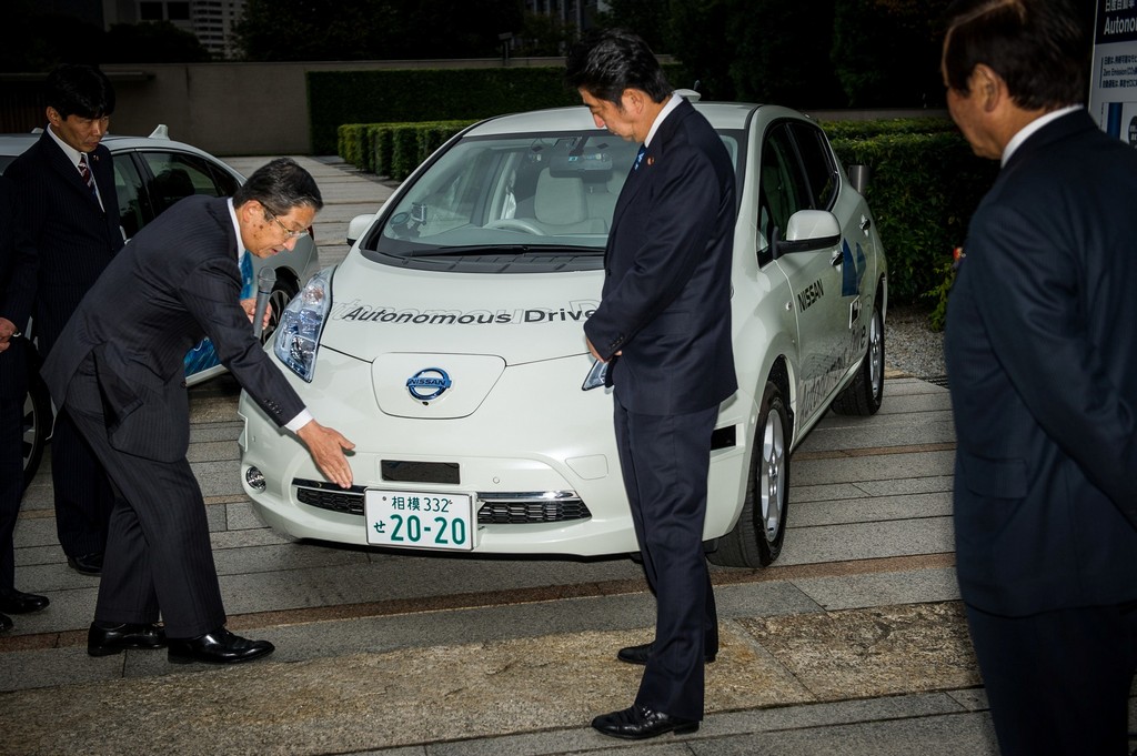 Nissan Leaf Senza Guidatore