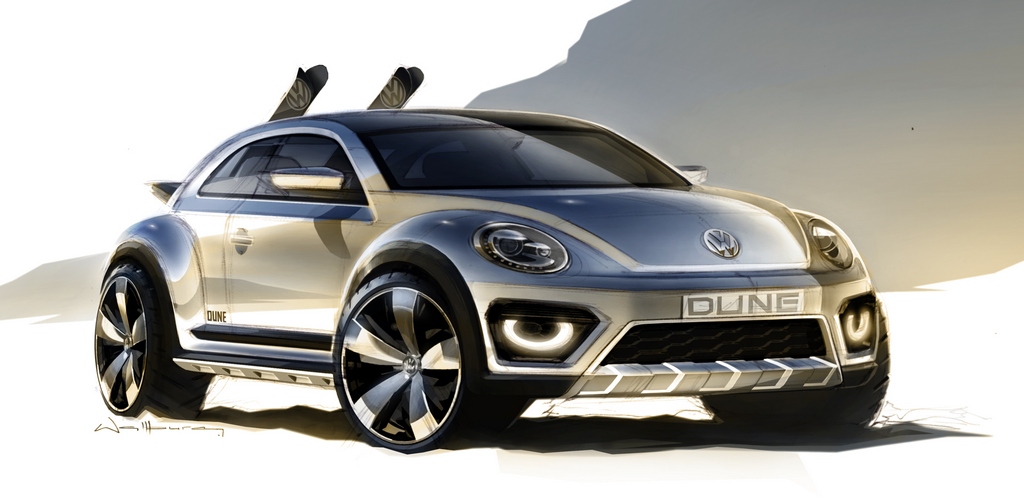 Volkswagen Beetle Dune Concept Sketch