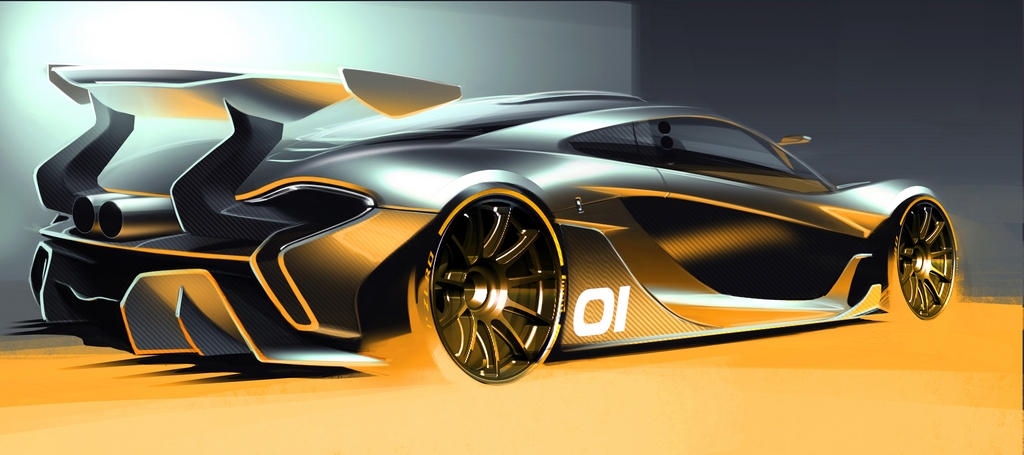 McLaren P1 Sketch GTR
