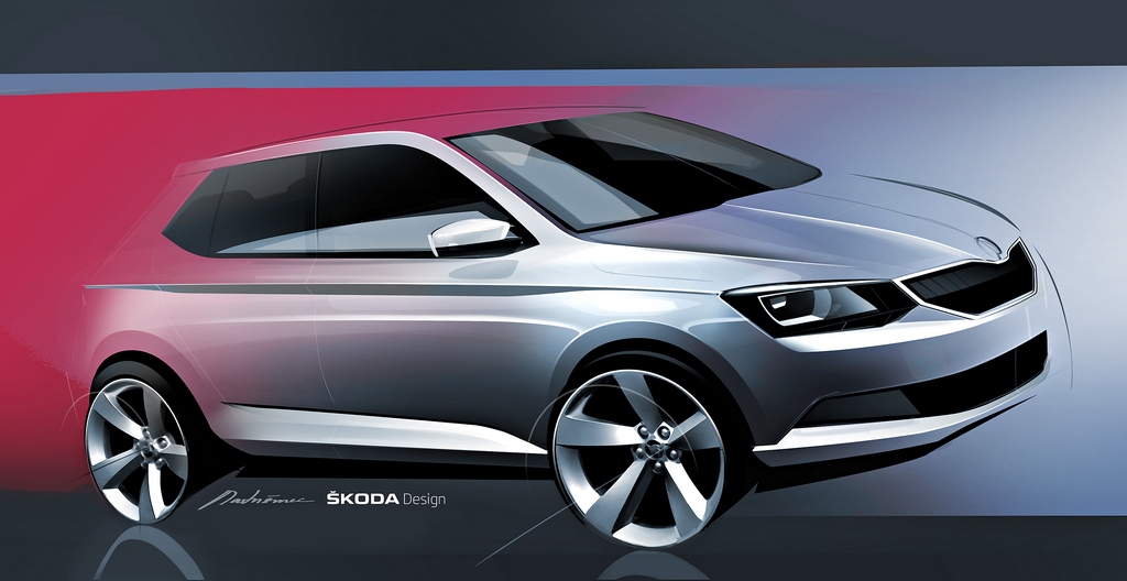 Skoda nuova Fabia Sketch