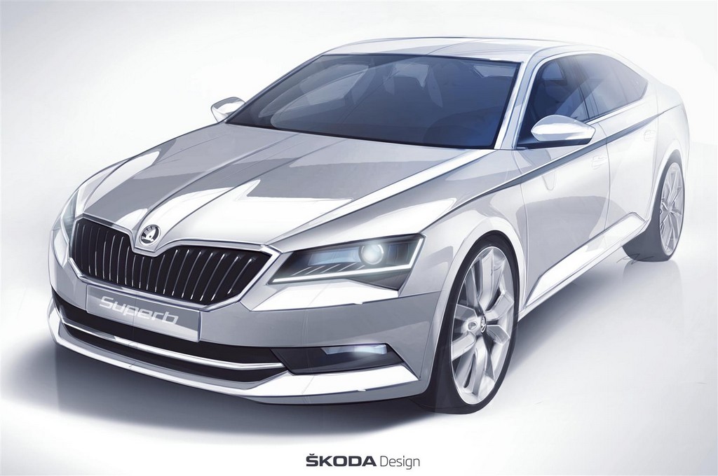 Skoda Nuova Superb Sketch