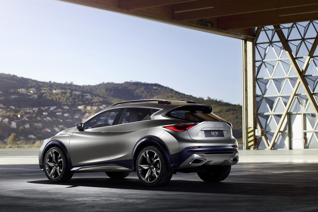 Infiniti QX30 Concept Tre Quarti Posteriore