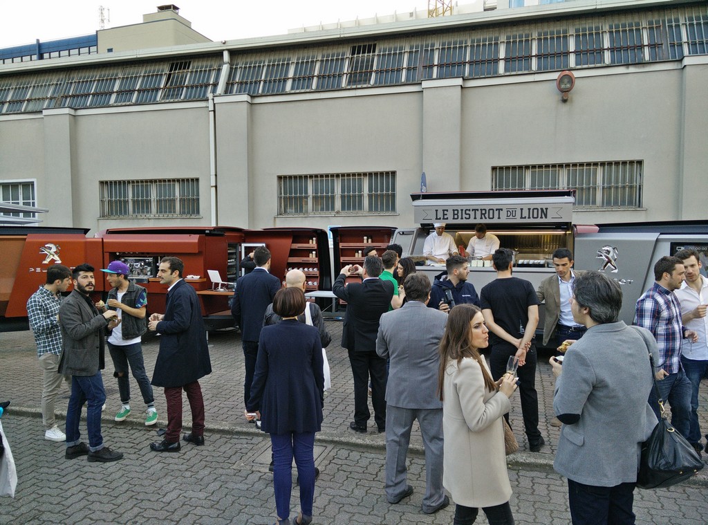 Peugeot FoodTruck Fuorisalone Millano 2015