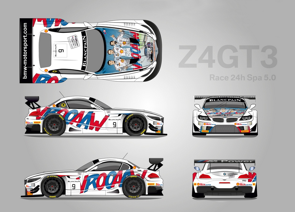 BMW Z4 GT3 Spa Vaillant