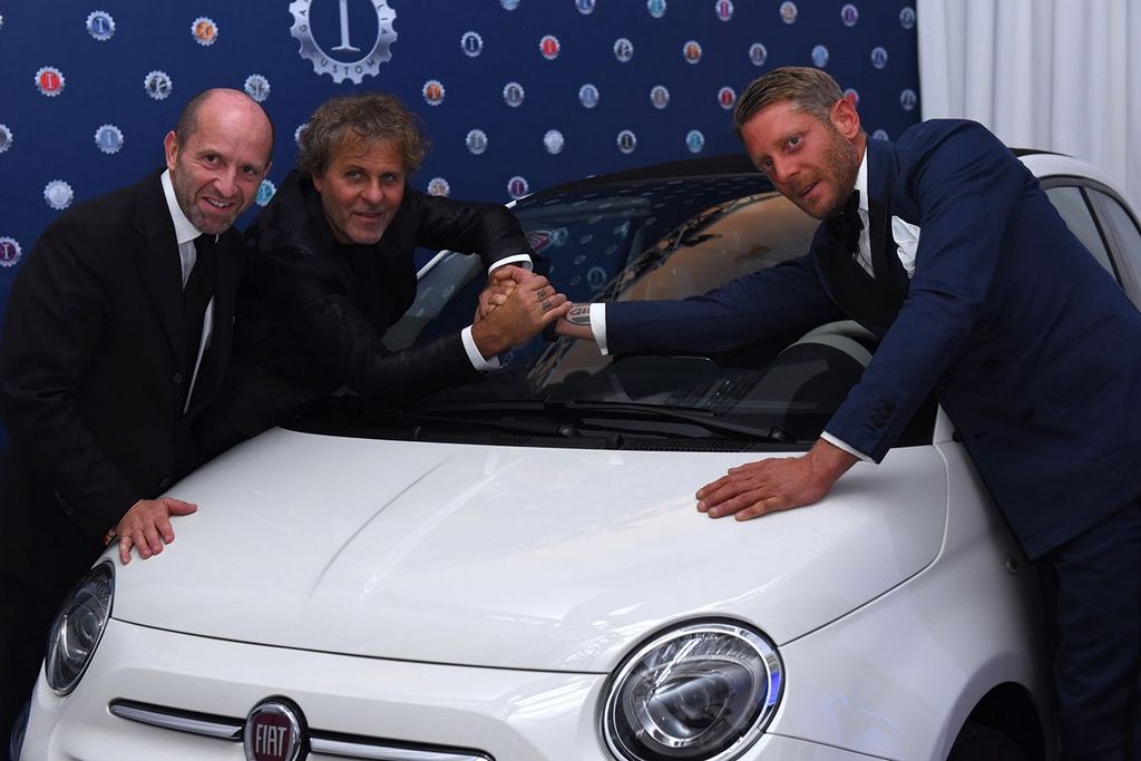 Fiat 500C amfAR Lapo Elkann Renzo Rosso Luca Napolitano