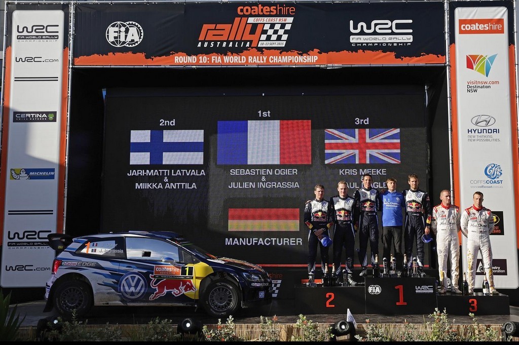 Ogier e Ingrassia WRC 2015 Champion Polo WRC