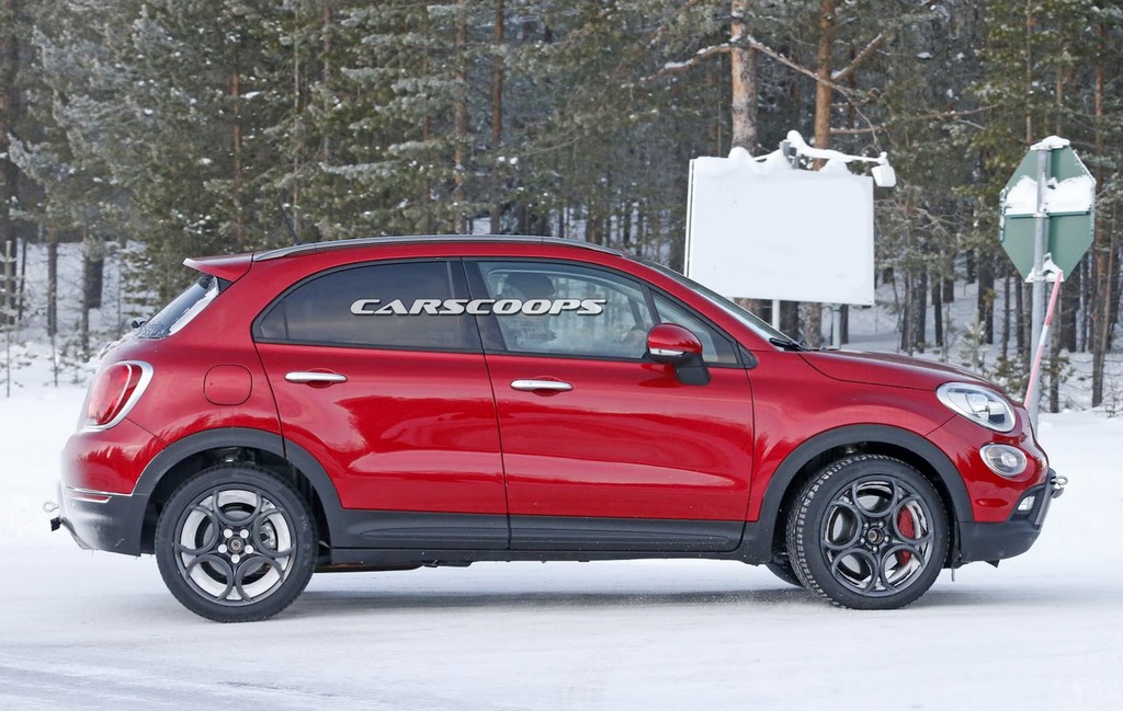 Fiat 500X Abarth Spy Photo Lato