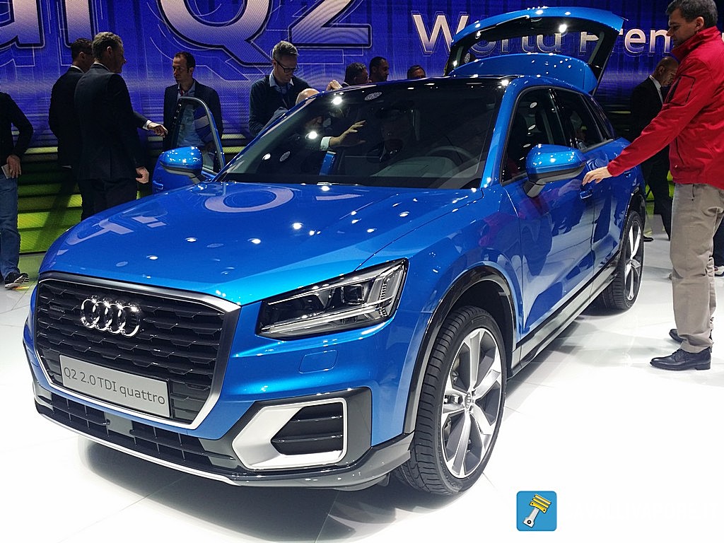 Audi Q2 LIVE GIMS 2016 Tre Quarti