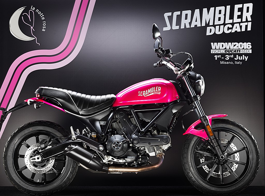 Ducati Scrambler Rosa Shocking