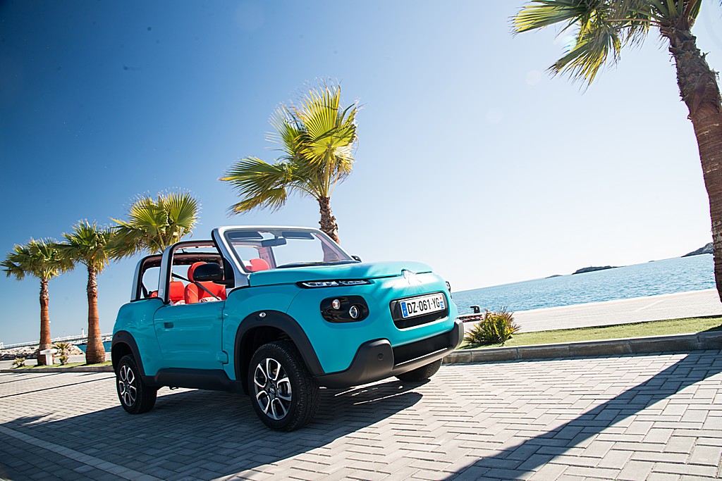 Citroen E-Mehari Tre Quarti