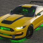 Ford Ole Yeller Mustang Luci Accese