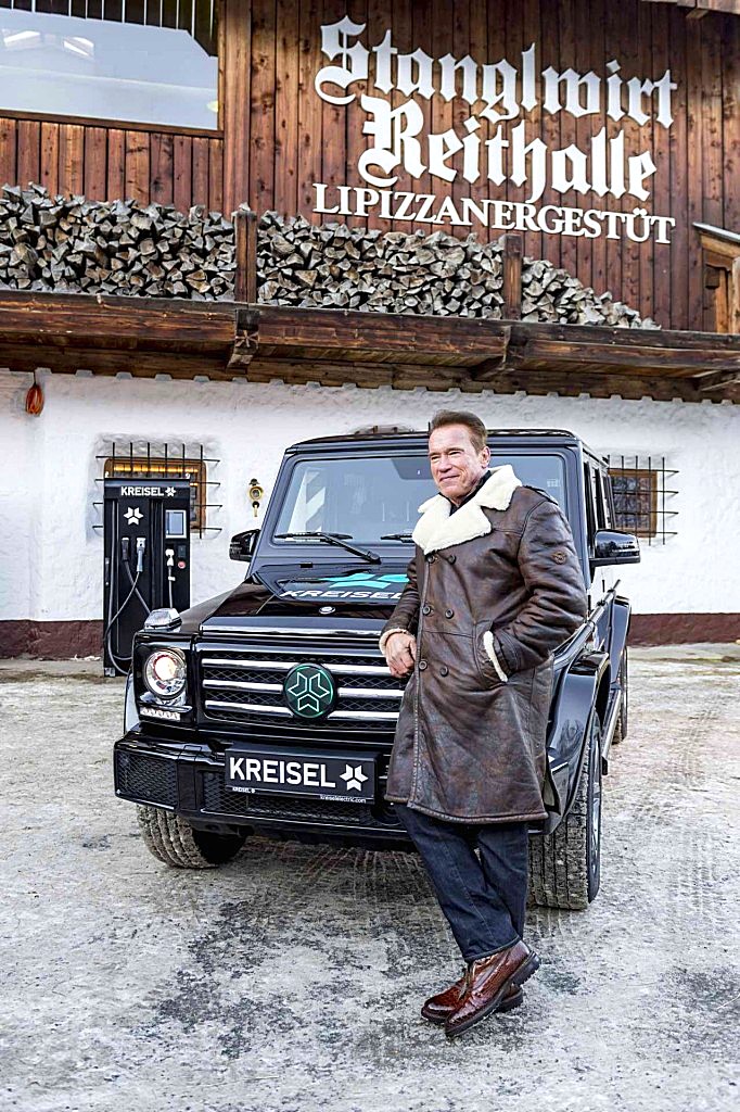 Mercedes G350d EV Kreisel 1