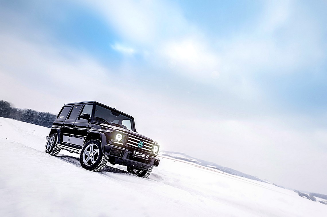 Mercedes G350d EV Kreisel 2