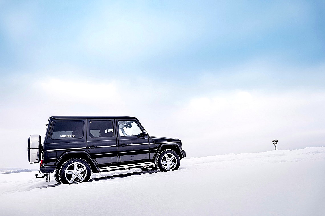 Mercedes G350d EV Kreisel 7