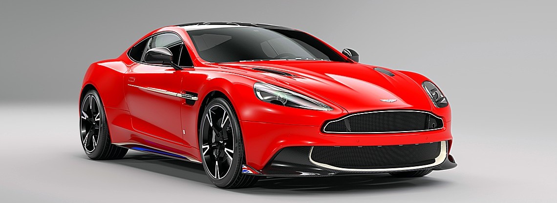 Aston Martin Vanquish Red Arrows Davanti