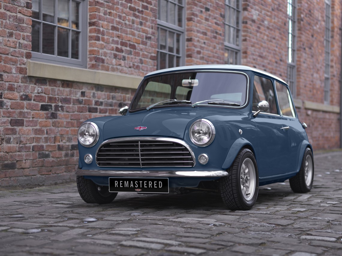 Mini Remastered by David Brown Automotive Tre Quarti