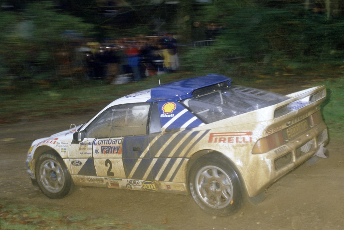 Stig Blomqvist Ford RS200 1986 Rally GB
