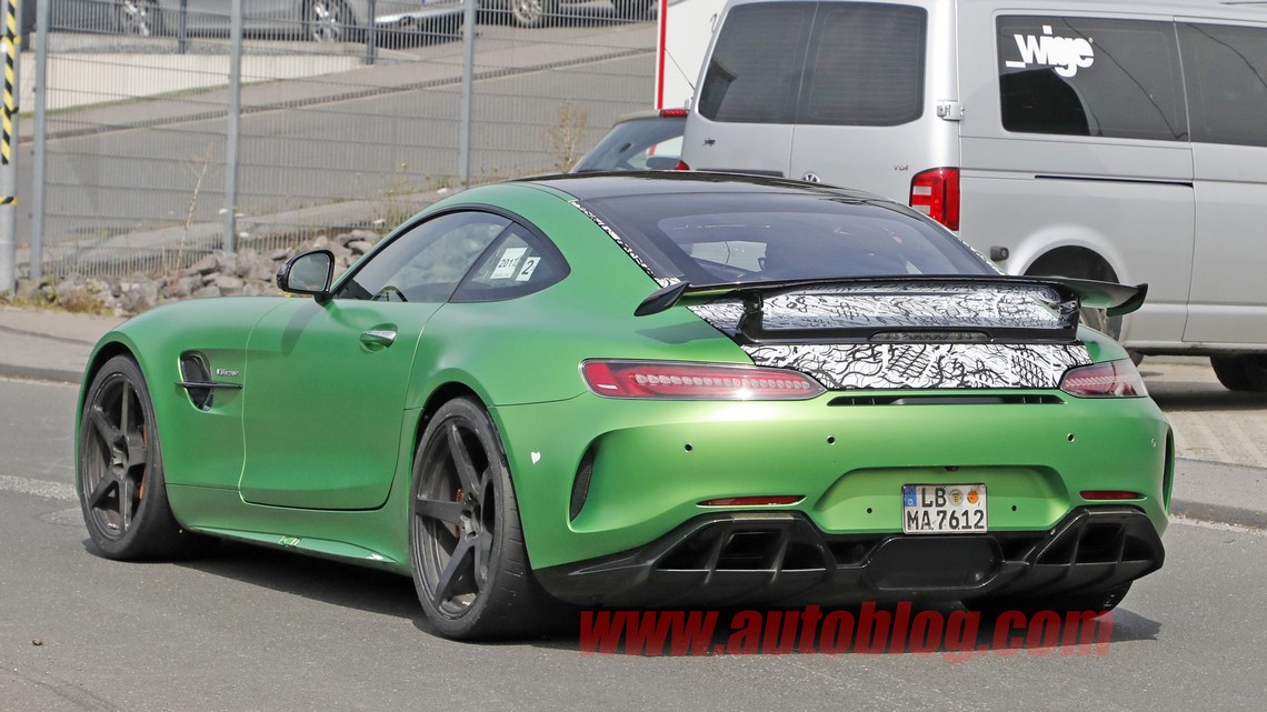 AMG GT-R Black Series Spy Tre Quarti Posteriore