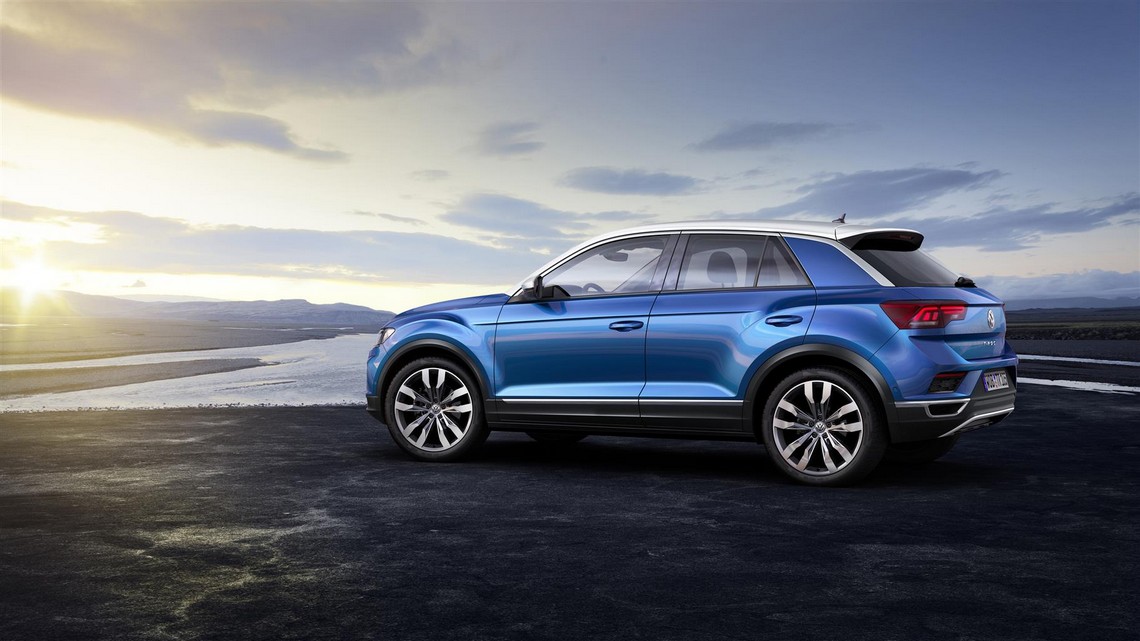 Volkswagen T-Roc Blue Lato