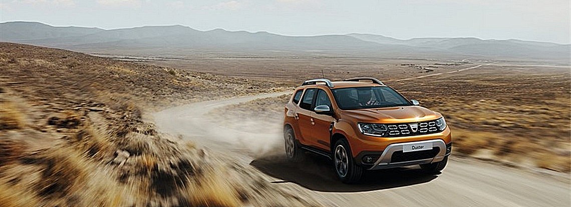 Nuova Dacia Duster Davanti