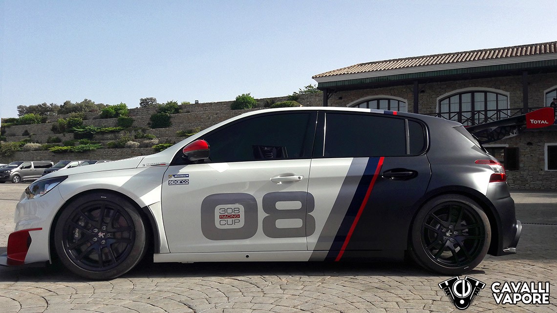 Peugeot 308 Racing Test Drive Lato