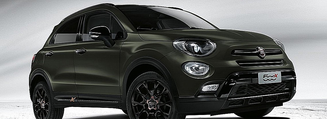 Fiat 500X MY18 Verde Alpi Opaco Tre Quarti