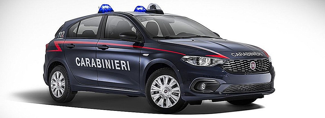 Fiat Tipo Carabinieri Tre Quarti