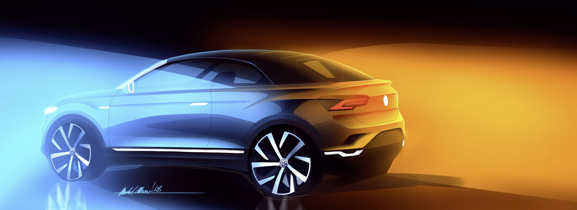 Volkswagen T-Roc Cabriolet Sketch