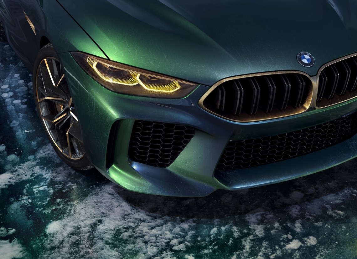 BMW M8 Gran Coupe Concept Fanale