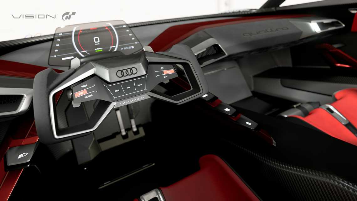 Audi e-tron Vision Gran Turismo Interni