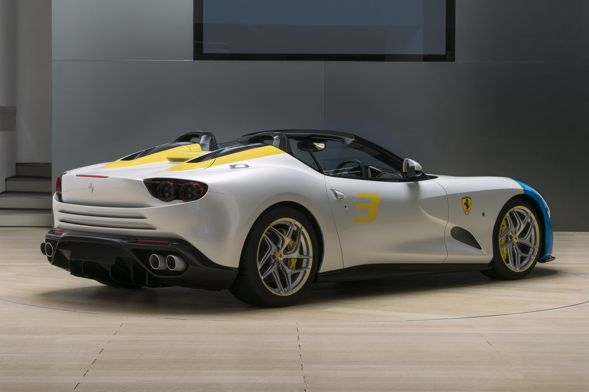 Ferrari SP3JC Tre Quarti Posteriore