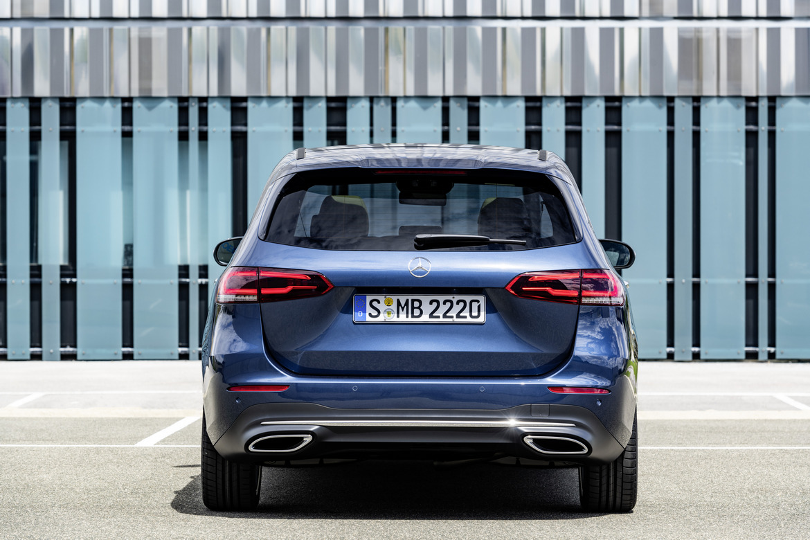 Nuova Mercedes Classe B Dietro