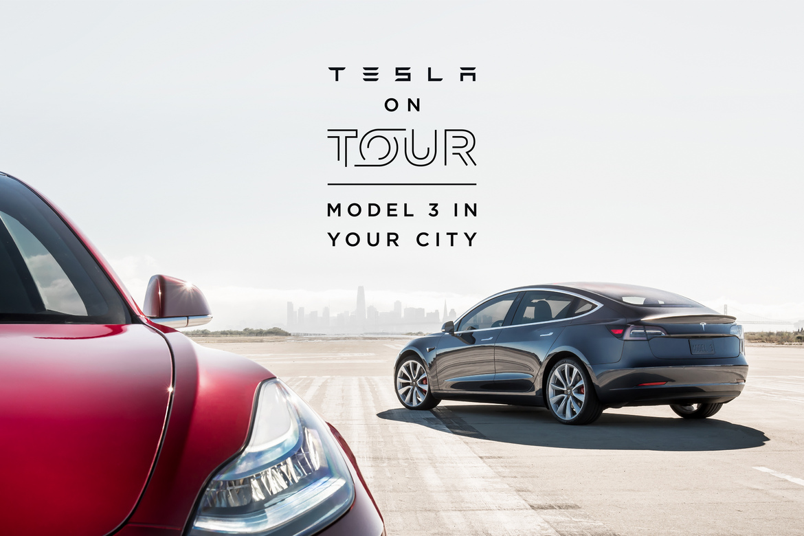 Tesla - Model 3 on Tour